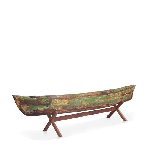 BARQUE EN TECK VERT