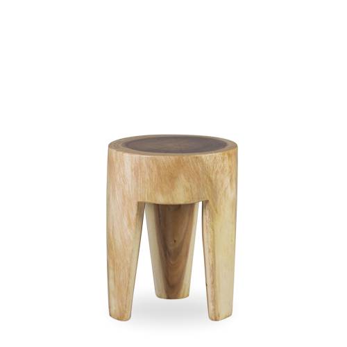 TABLE D’APPOINT RONDE 3 PIEDS EN BÛCHES