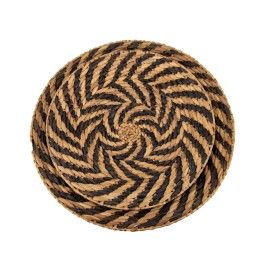 Découvrez la DÉCO MURALE NAVALA NOIRE S/2 en bois, une œuvre d'art ...