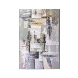 Tableau à l'huile en bois Cubisme