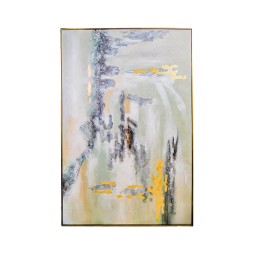 Tableau à l'huile Empâtement en Bois Massif pour Salle à Manger
