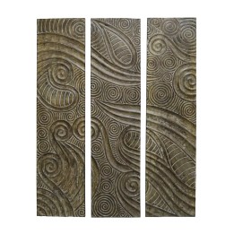 Panneau Sculpté Bois Petite Étagère