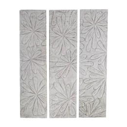 Panneau sculpté floral en bois massif à 3 couche.