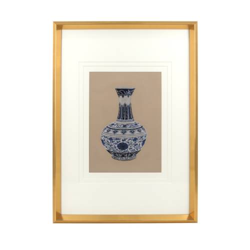 TABLEAU DIANA VASE BLEU