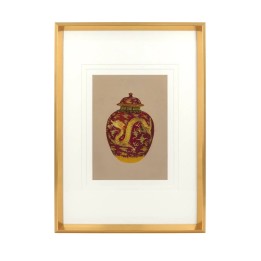 Tableau Vase en Bois pour Salle à Manger