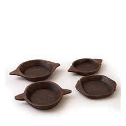 Centre de table en bois assorti pour salon contemporain