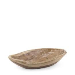 Centre de table érosi blanchi en bois