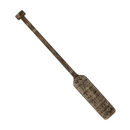 Pagaie Décorative en Bois Sculpté