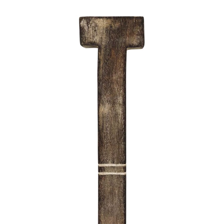 Pagaie Décorative en Bois Sculpté