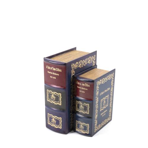 LIVRE SIMILICUIR TALE OF TWO CITIES S/2