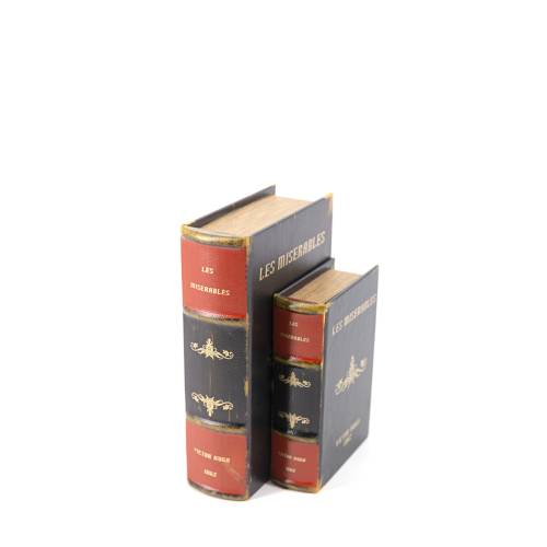 LIVRE SIMILICUIR LES MISERABLES S/2