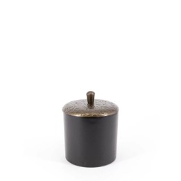 Boîte Antique Rond Haute en Bois pour Rangement