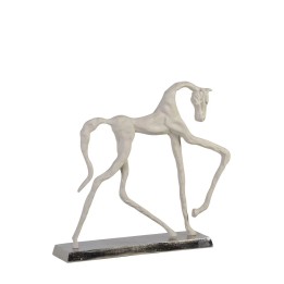 Statue de Cheval Abstrait en Bois pour Salle à Manger