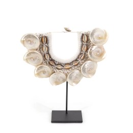 COLLIER MARINE À COQUILLES A en bois : pièce décorative contemporai...