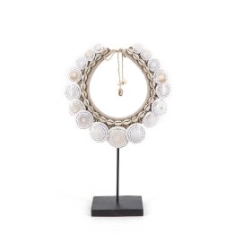 COLLIER MARINE ROND À COQUILLES SUSPENDUES en Bois avec Style Conte...
