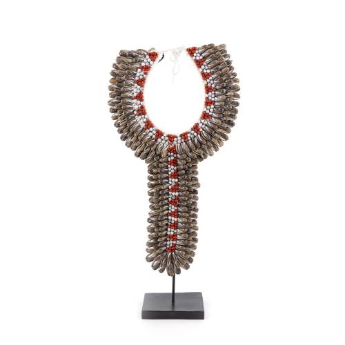 COLLIER MARINE ALLONGÉ À COQUILLES