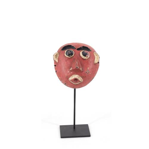 MASQUE EN NOIX DE COCO ROUGE