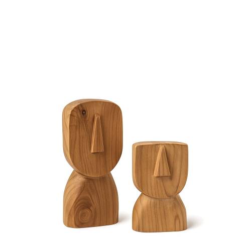 FIGURE COUPLE LAOS EN TECK