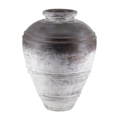 VASE NEPTUNE FONCÉ À LIGNES