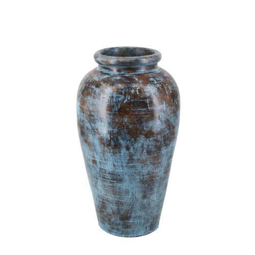 VASE BIBI BLEU VIEILLI PETIT