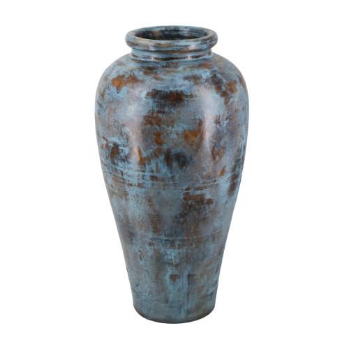 VASE BIBI BLEU VIEILLI GRAND