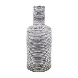 Vase en Bois Rayé Horizontales pour Décoration