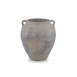Vase Samoa à Anses en Bois Contemporain pour Décoration