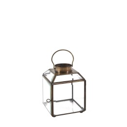 Bougeoir Carre en Bois pour Salon Contemporain.