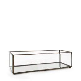 Boîte Bisel Rectangulaire Grand en Bois pour Rangement