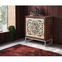 Buffet en Bois Massif COMODE - Meuble de Salle à Manger Moderne