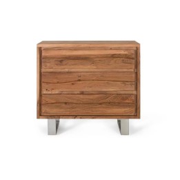 Commode en bois contemporaine signature.
