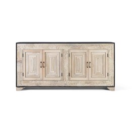 Buffet Bois de Manguier Massif Cuisine Rustique
