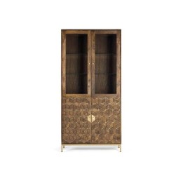 Vitrine Bois Massif pour Salle à Manger