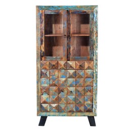 Cabinet en bois massif recyclé | Salle à manger contemporaine