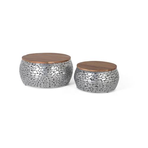 SET DE 2 TABLE BASSE