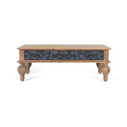 Table Basse Bois Massif pour Salon Contemporain Cette table basse e...