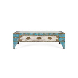 Table Basse Bois de Manguier Vintage pour Salon Contemporain