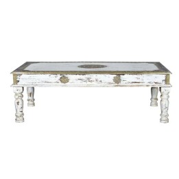 Table Basse Bois de Manguier pour Salon Contemporain