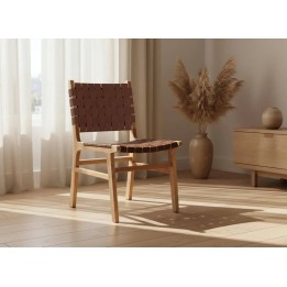 Chaise bois massif contemporaine signature.