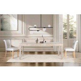 Table à manger bois massif contemporaine