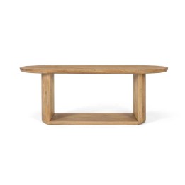 Table à manger en bois massif contemporain, signature de style élég...