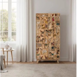 Placard Bois de Manguier Chambre