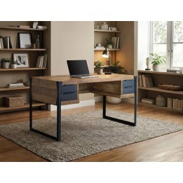 Bureaux en bois massif contemporain Ce bureau en bois massif est un...