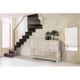 Console Bois Massif pour Entrée - Signature Moderne Contemporaine