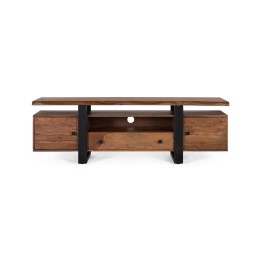 Meuble TV en Bois Massif Contemporain
