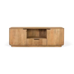 Meuble TV en Bois Contemporain pour Salon