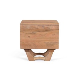 Table de Chevet Bois d'Acacia pour Chambre