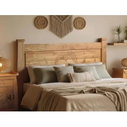 Tête de Lit Bois Massif Chambre Contemporaine