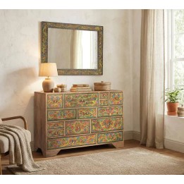 Commode en bois contemporain signature.