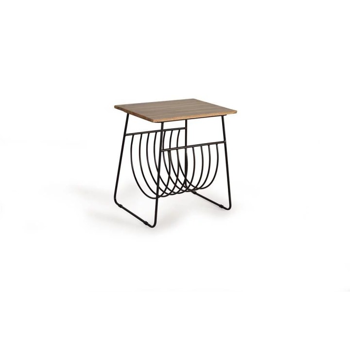 Table d'appoint en bois massif contemporaine, signature de la créat...